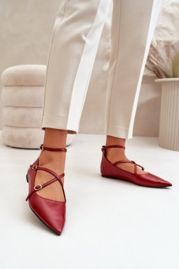 Baleriny Model Violra P-1396 Bordo 