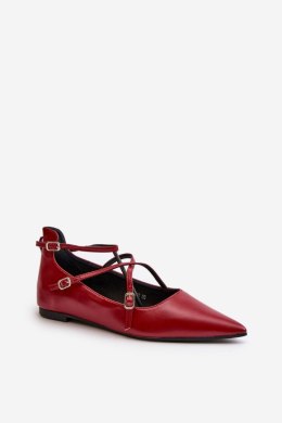 Baleriny Model Violra P-1396 Bordo 