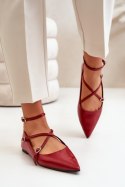 Baleriny Model Violra P-1396 Bordo 