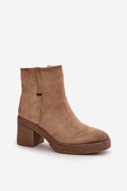 Botki Model Arkesia KE219 Beige 