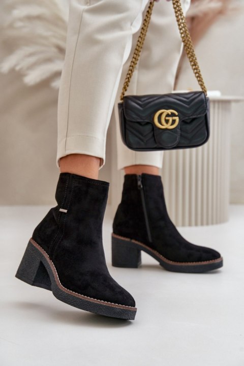Botki Model Arkesia KE219 Black Botki Model Arkesia KE219 Black