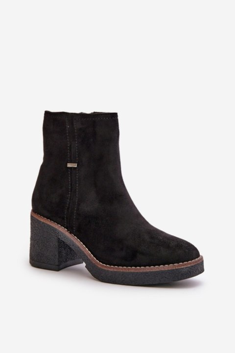 Botki Model Arkesia KE219 Black Botki Model Arkesia KE219 Black