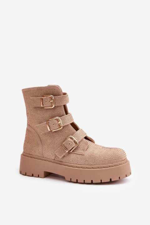 Botki Model Ciascia HB-277 Beige Botki Model Ciascia HB-277 Beige