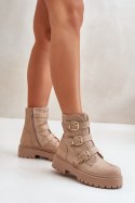 Botki Model Ciascia HB-277 Beige 