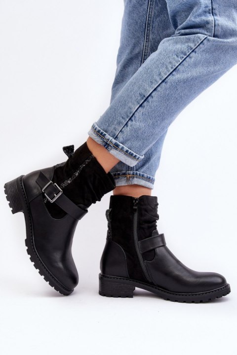Botki Model Cillolis M667 Black Botki Model Cillolis M667 Black