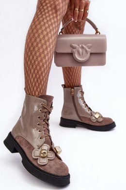 Botki Model DA MR870-76 Grey/Brown 