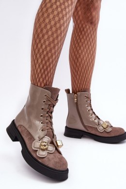 Botki Model DA MR870-76 Grey/Brown 
