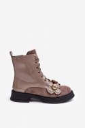 Botki Model DA MR870-76 Grey/Brown 