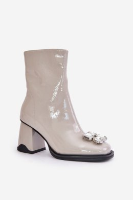Botki Model DA MR880-019 Light Grey 