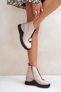 Botki Model DA MR880-136 Beige 