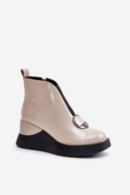 Botki Model DA MR880-136 Beige 