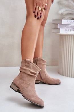 Botki Model Elletinnia 24BT02-3046 Beige 