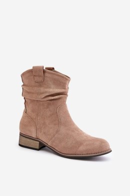 Botki Model Elletinnia 24BT02-3046 Beige 
