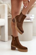 Botki Model Irissinae KE217 Brown 