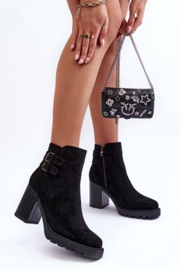 Botki Model Makeline H8-526 Black Zamsz 