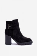 Botki Model Makeline H8-526 Black Zamsz 