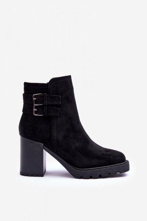 Botki Model Makeline H8-526 Black Zamsz Botki Model Makeline H8-526 Black Zamsz