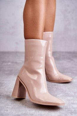 Botki Model Margit C-229 Beige 