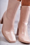 Botki Model Margit C-229 Beige 