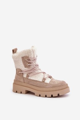 Botki Model Merilana A8902-8 Beige 