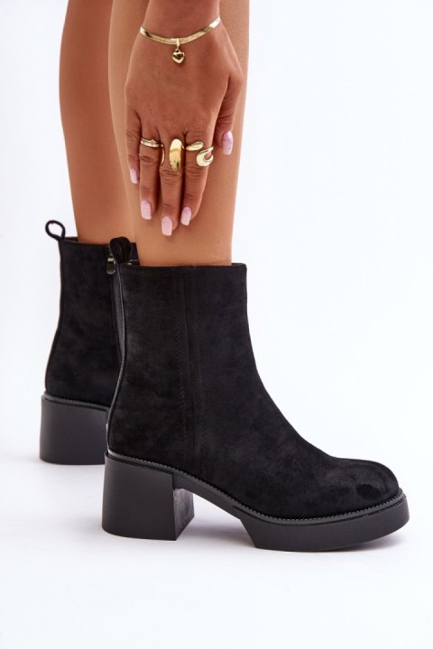 Botki Model Meriluna YK39P Black Botki Model Meriluna YK39P Black