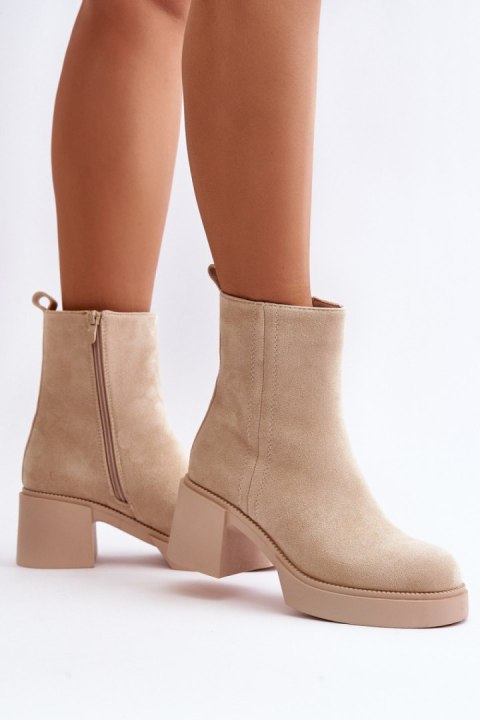 Botki Model Meriluna YK39P Light Beige 