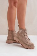 Botki Model Nariri 9568A-2 Dark Beige 