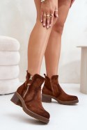 Botki Model Oviria M1537 Brown 