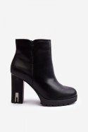 Botki Model Rasoda WZ688-8 Black 