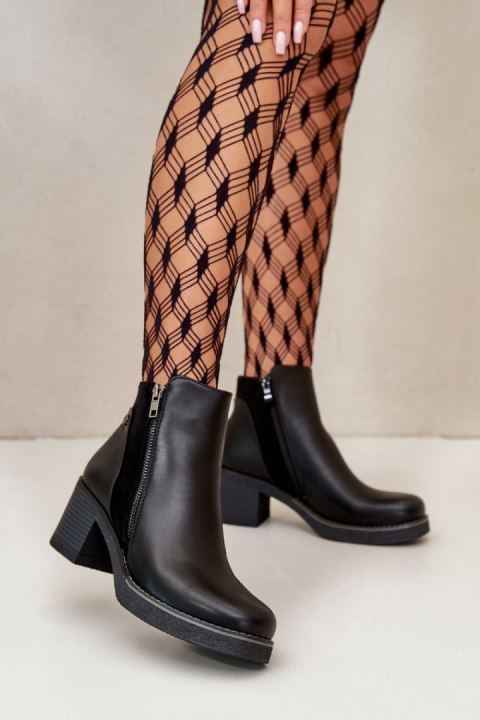 Botki Model Revianna KE209P Black 