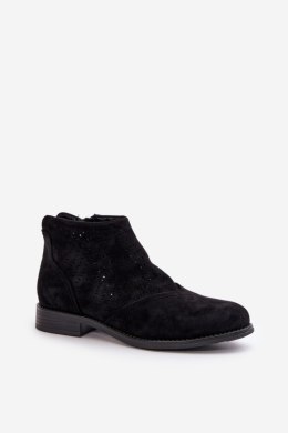 Botki Model S.Barski HY42-076 Black 