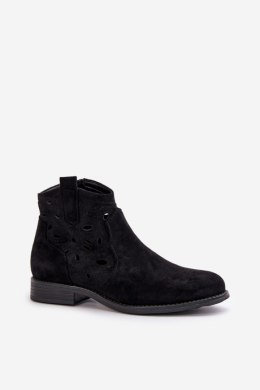 Botki Model S.Barski HY42-081 Black 