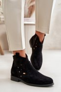 Botki Model S.Barski HY42-081 Black 