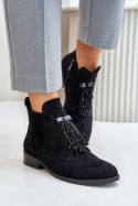 Botki Model S.Barski HY42-715 Black 
