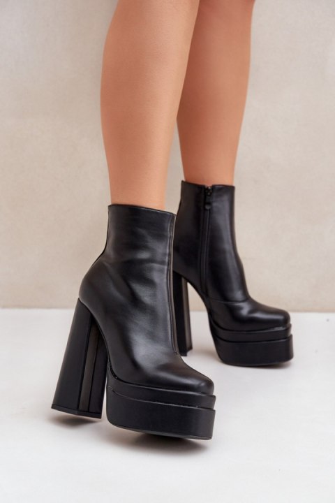Botki Model Selahra JA-26 Black Botki Model Selahra JA-26 Black