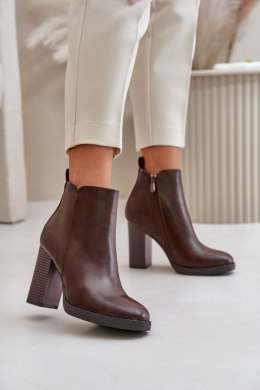 Botki Model Teresine UK155 Brown 