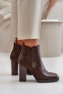 Botki Model Teresine UK155 Brown 