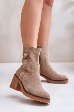 Botki Model Vailia RMR2460-21 Beige 