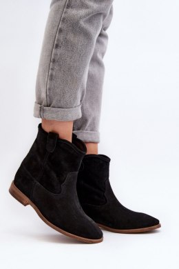 Botki Model Zazoo 2326/028 Black 