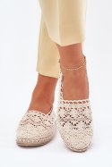 Espadryle Model Adelira WD251 Beige 