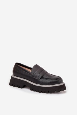 Mokasyny Model Big Star NN274049 Black 