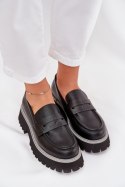 Mokasyny Model Big Star NN274049 Black 