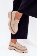 Mokasyny Model Big Star NN274050 Beige 