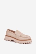 Mokasyny Model Big Star NN274050 Beige 