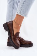 Mokasyny Model Enticca 24PB39-7399 Brown 
