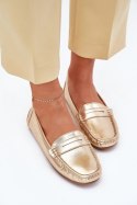 Mokasyny Model Lenvie FT245 Gold 