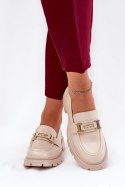 Mokasyny Model Lomnela J1003 Beige 