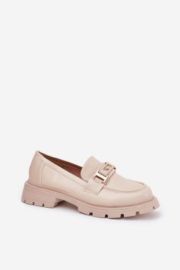 Mokasyny Model Lomnela J1003 Beige 