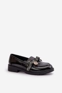 Mokasyny Model S.Barski HY42-331A Black Lakier 