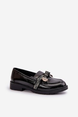 Mokasyny Model S.Barski HY42-331A Black Lakier 